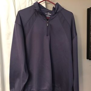 Men’s Grand Slam Golf 1/4 zip Grey pullover XL